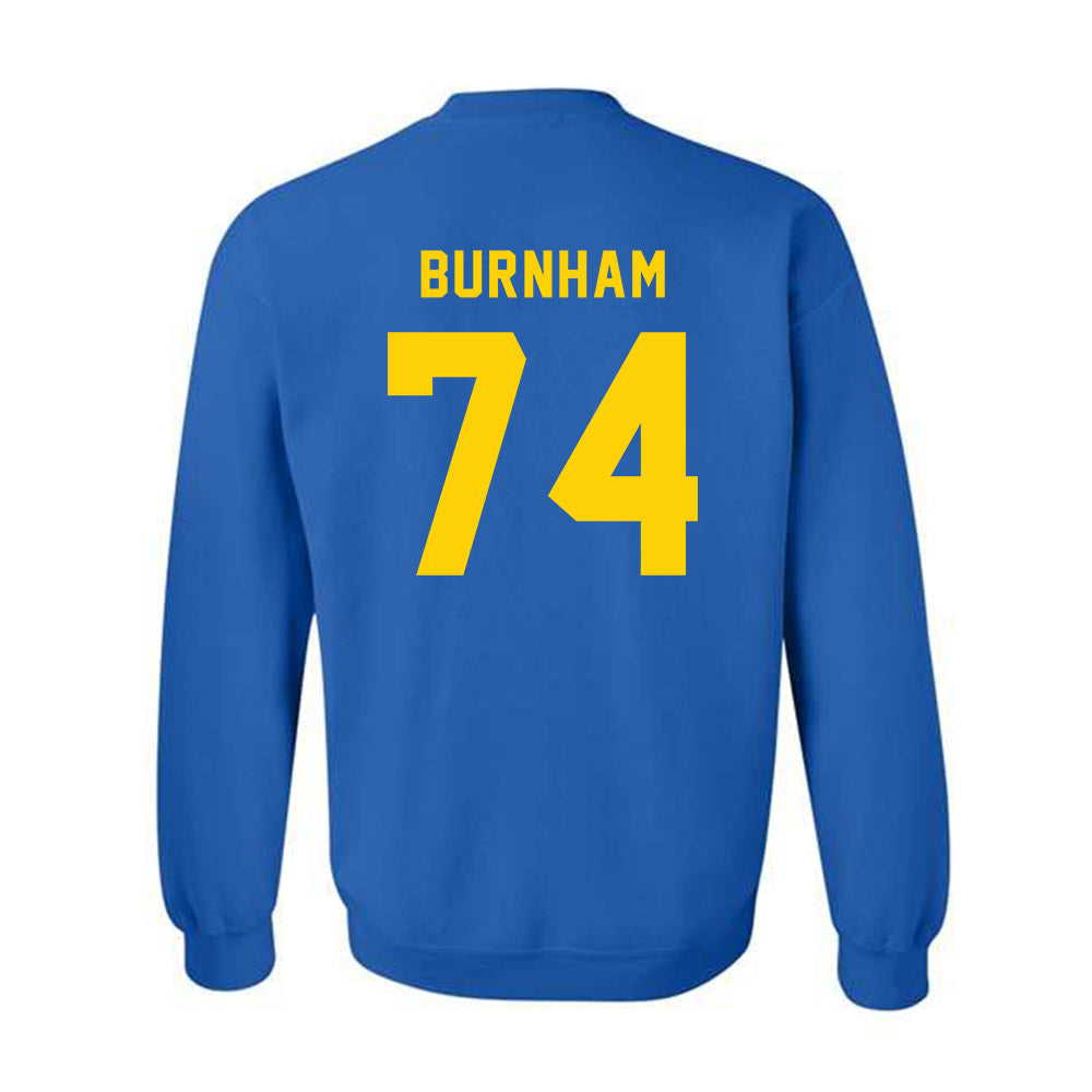 Delaware - NCAA Football : Tyler Burnham - Bowl Bound Sports Shersey Crewneck Sweatshirt-1