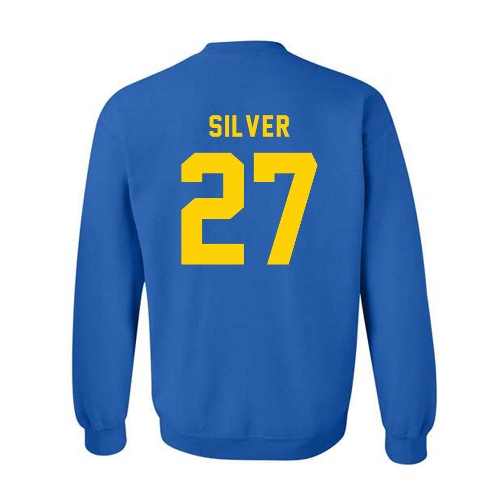 Delaware - NCAA Football : Jo Silver - Bowl Bound Sports Shersey Crewneck Sweatshirt-1