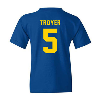 Delaware - NCAA Football : Austin Troyer - Bowl Bound Sports Shersey Youth T-Shirt-1