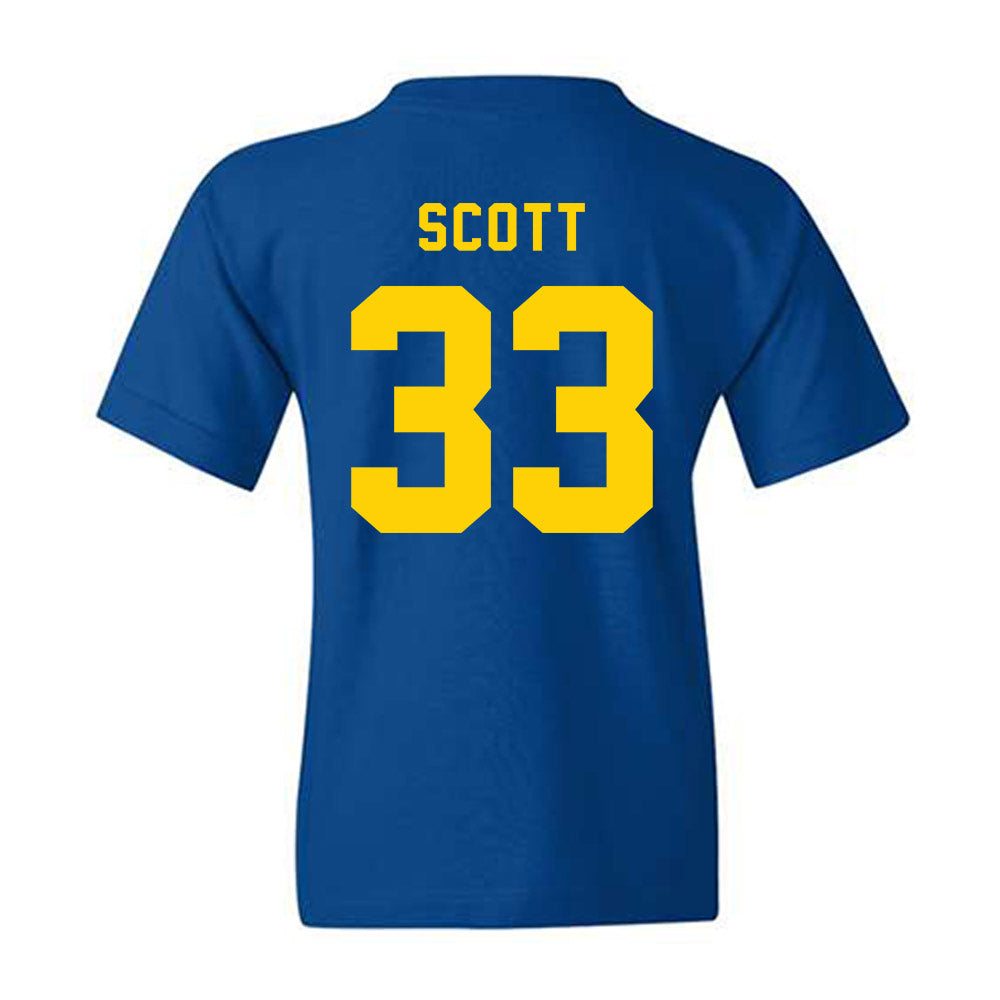Delaware - NCAA Football : Trace Scott - Bowl Bound Sports Shersey Youth T-Shirt-1