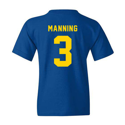 Delaware - NCAA Football : Hasson Manning - Bowl Bound Sports Shersey Youth T-Shirt-1