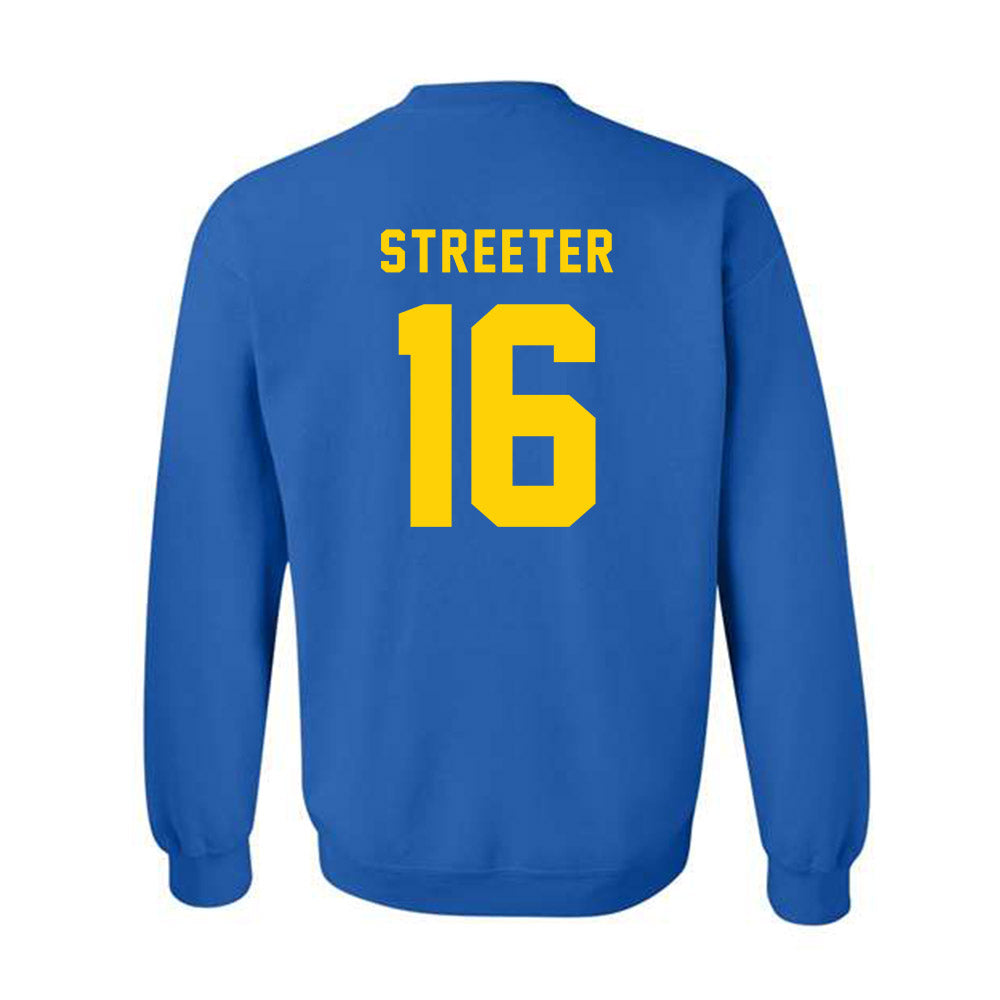 Delaware - NCAA Football : Braden Streeter - Bowl Bound Sports Shersey Crewneck Sweatshirt-1