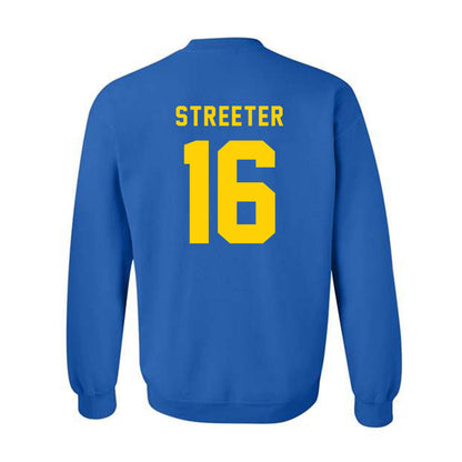 Delaware - NCAA Football : Braden Streeter - Bowl Bound Sports Shersey Crewneck Sweatshirt-1