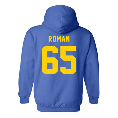 Delaware - NCAA Football : Wahkeem Roman - Bowl Bound Sports Shersey Hooded Sweatshirt-1