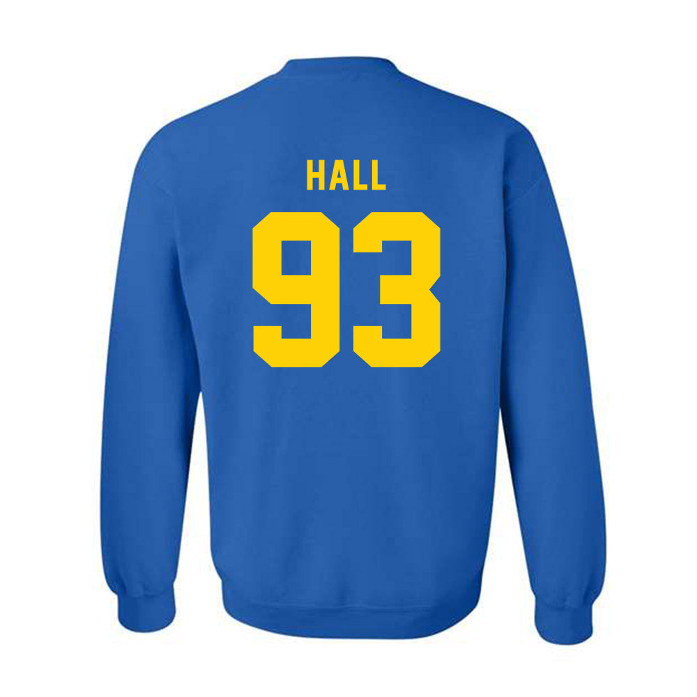 Delaware - NCAA Football : Jack Hall - Bowl Bound Sports Shersey Crewneck Sweatshirt-1