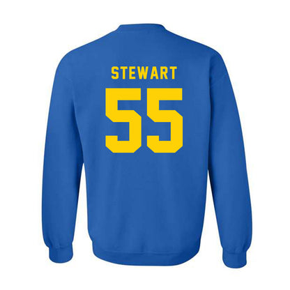 Delaware - NCAA Football : Dylan Stewart - Bowl Bound Sports Shersey Crewneck Sweatshirt-1