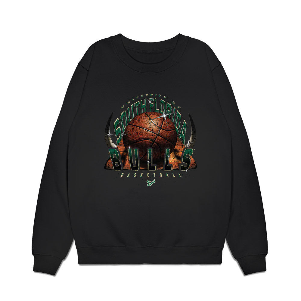 USF - NCAA Men's Basketball : CJ Brown - Vintage Bulls Premium Crewneck Sweatshirt-0