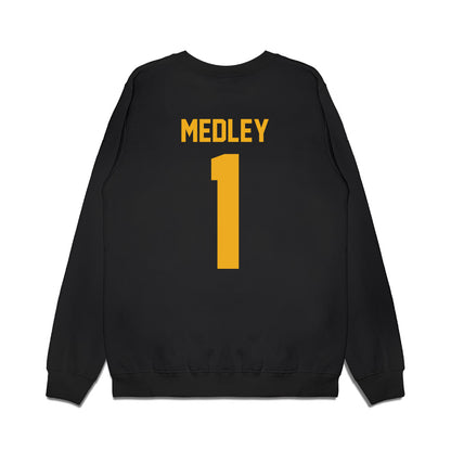 Kent State - NCAA Men's Basketball : Cian Medley - Vintage Basketball Premium Crewneck Sweatshirt-1