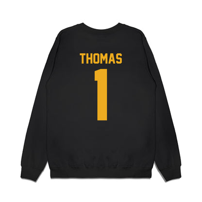 Kent State - NCAA Women's Basketball : Tatiana Thomas - Vintage Basketball Premium Crewneck Sweatshirt-1