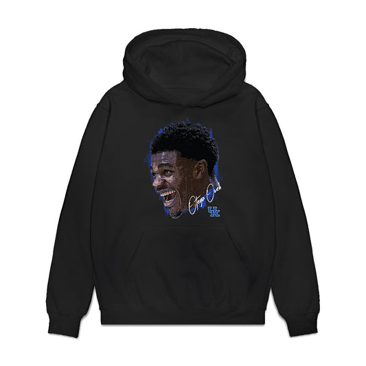 Kentucky - NCAA Men's Basketball : Otega Oweh - Game Face Premium Hooded Sweatshirt-0