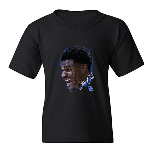 Kentucky - NCAA Men's Basketball : Otega Oweh - Game Face Youth T-Shirt-0