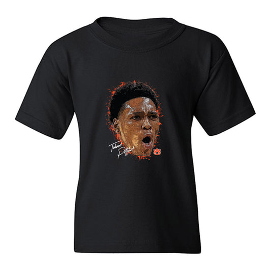 Auburn - NCAA Men's Basketball : Tahaad Pettiford - Gameface Youth T-Shirt-0