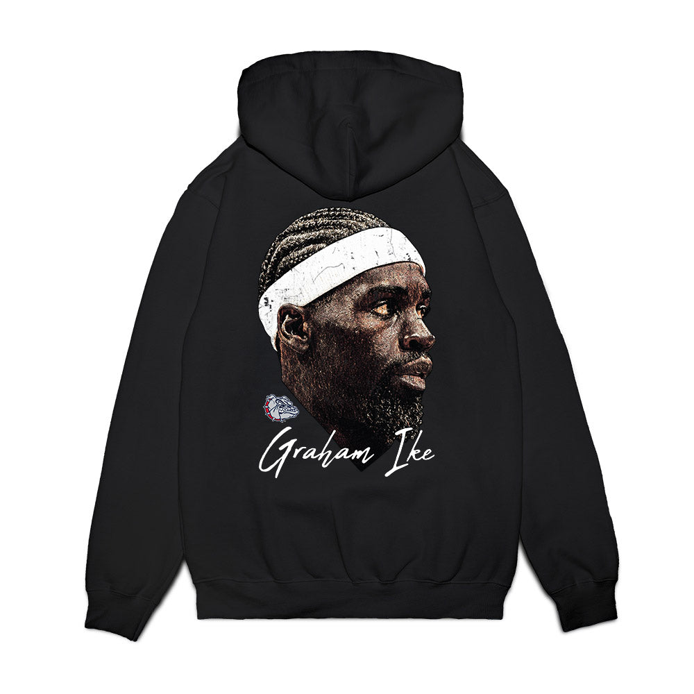 Gonzaga - NCAA Men's Basketball : Graham Ike - Game Face Premium Hooded Sweatshirt-1