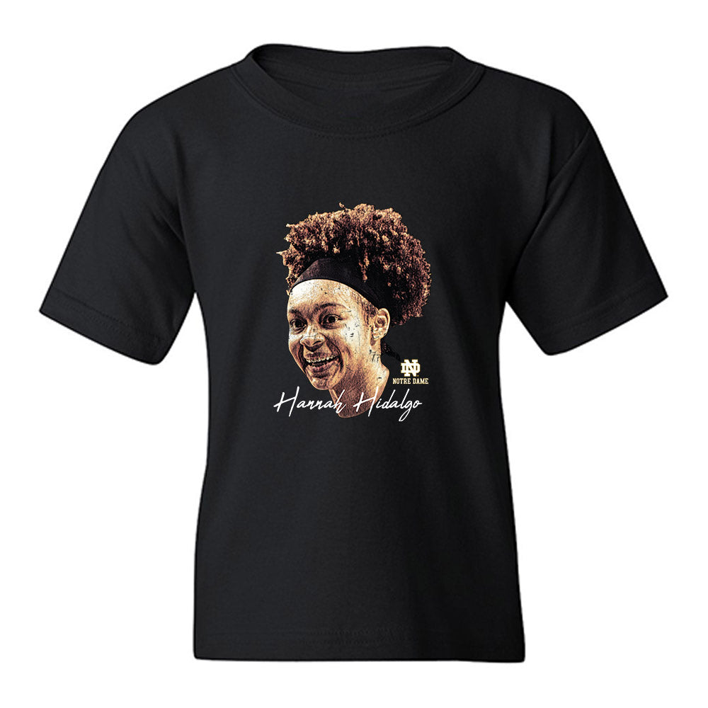 Notre Dame - NCAA Women's Basketball : Hannah Hidalgo - Game Face Youth T-Shirt-0