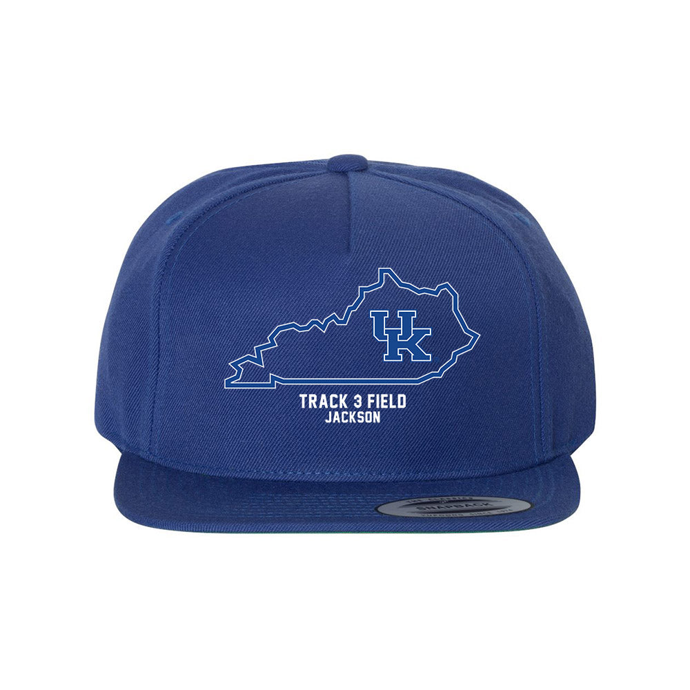 Kentucky - NCAA Men's Track & Field : Brayden Jackson - State Outline Snapback Hat-0