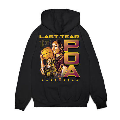Arizona State - NCAA Women's Basketball : Last-Tear Poa - Collage Premium Hooded Sweatshirt-1