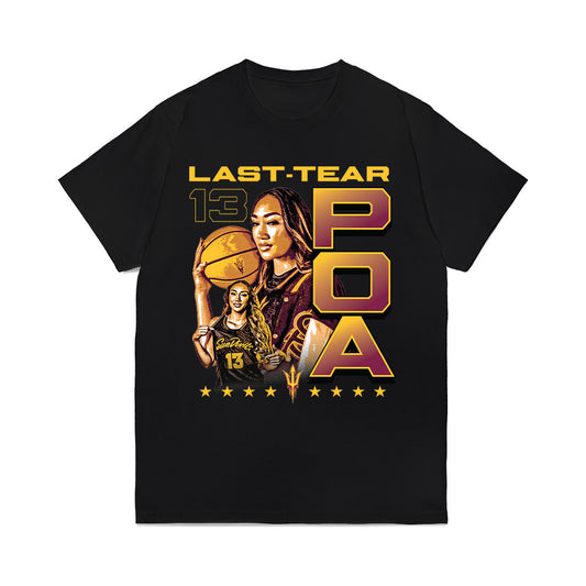 Arizona State - NCAA Women's Basketball : Last-Tear Poa - Collage Comfort Colors T-Shirt-0