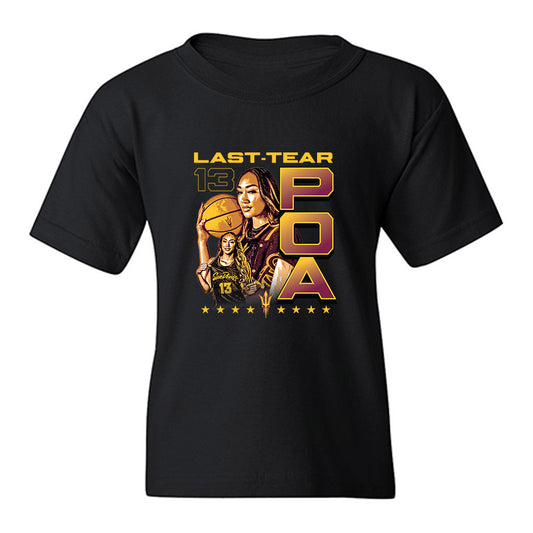 Arizona State - NCAA Women's Basketball : Last-Tear Poa - Collage Youth T-Shirt-0