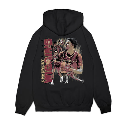 FSU - NCAA Men's Basketball : Chauncey Wiggins - Graphic Premium Hooded Sweatshirt-1