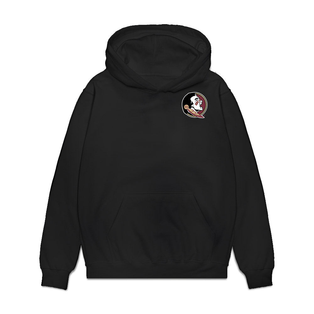 FSU - NCAA Men's Basketball : Chauncey Wiggins - Graphic Premium Hooded Sweatshirt-0
