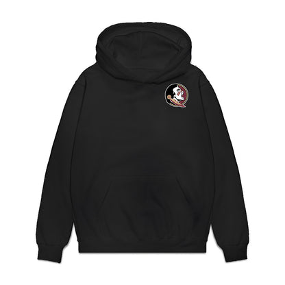 FSU - NCAA Men's Basketball : Lajae Jones - Graphic Premium Hooded Sweatshirt-0