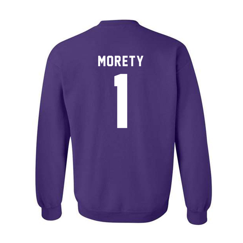 CCNY - NCAA Men's Basketball : Justin Morety - Classic Shersey Crewneck Sweatshirt-1