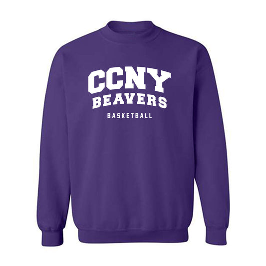 CCNY - NCAA Men's Basketball : Zachary Peysakhovich - Classic Shersey Crewneck Sweatshirt-0