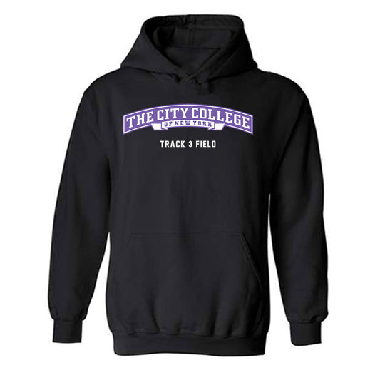 CCNY - NCAA Men's Track & Field : Julian Vargas - Classic Shersey Hooded Sweatshirt-0
