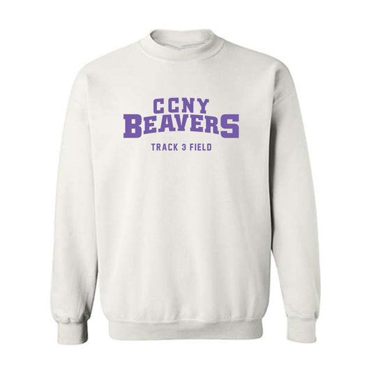 CCNY - NCAA Men's Track & Field : Justice Omoruyi - Classic Shersey Crewneck Sweatshirt-0
