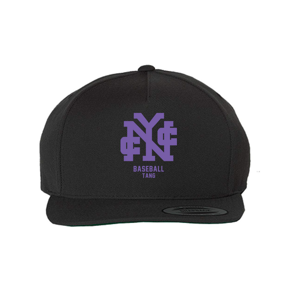 CCNY - NCAA Baseball : Adrian Tang - Snapback Hat-0