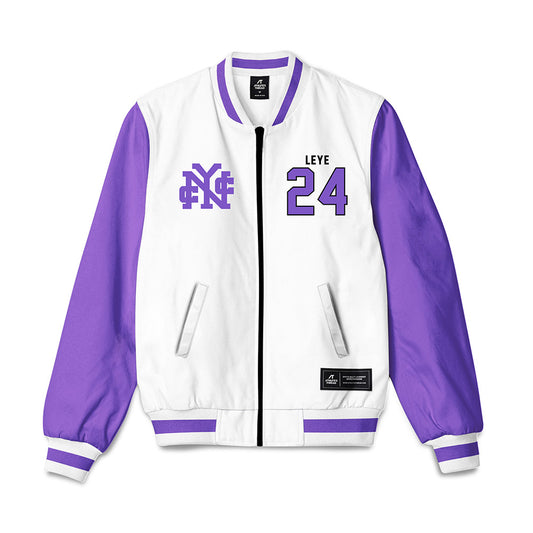 CCNY - NCAA Men's Basketball : David Leye - Bomber Jacket-0