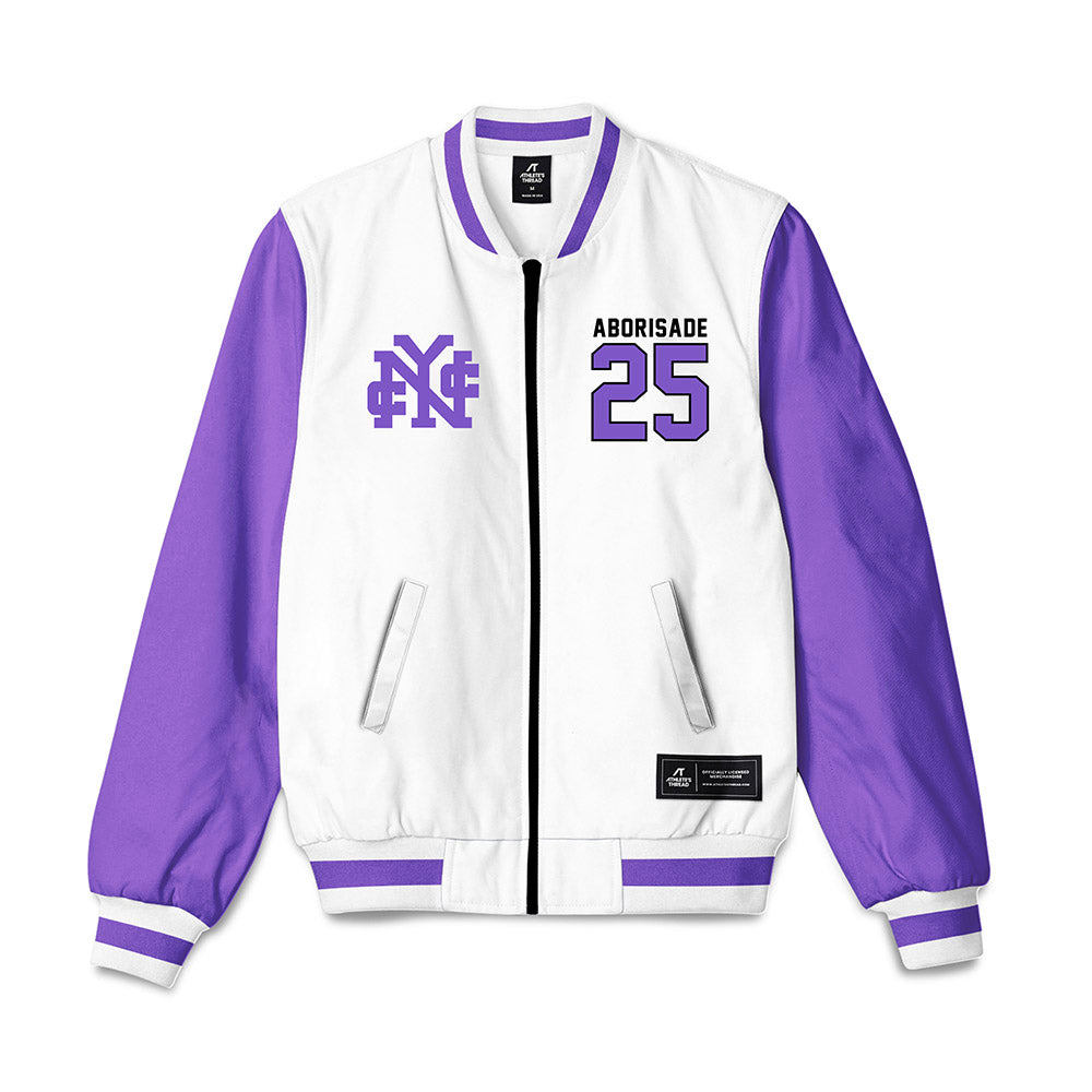 CCNY - NCAA Men's Basketball : Olabanjo Aborisade - Bomber Jacket-0