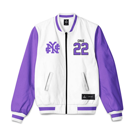CCNY - NCAA Men's Basketball : Fabian Cruz - Bomber Jacket-0