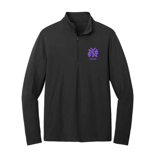 CCNY - NCAA Men's Basketball : Michael Bowman - Lightweight Quarter Zip Jacket-0