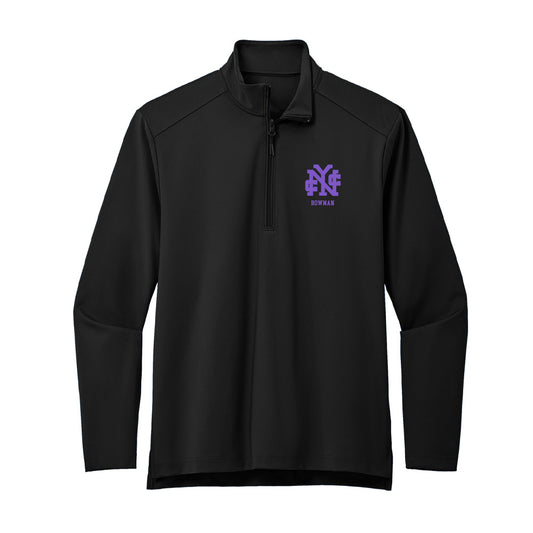CCNY - NCAA Men's Basketball : Michael Bowman - Premium Quarter Zip Jacket-0