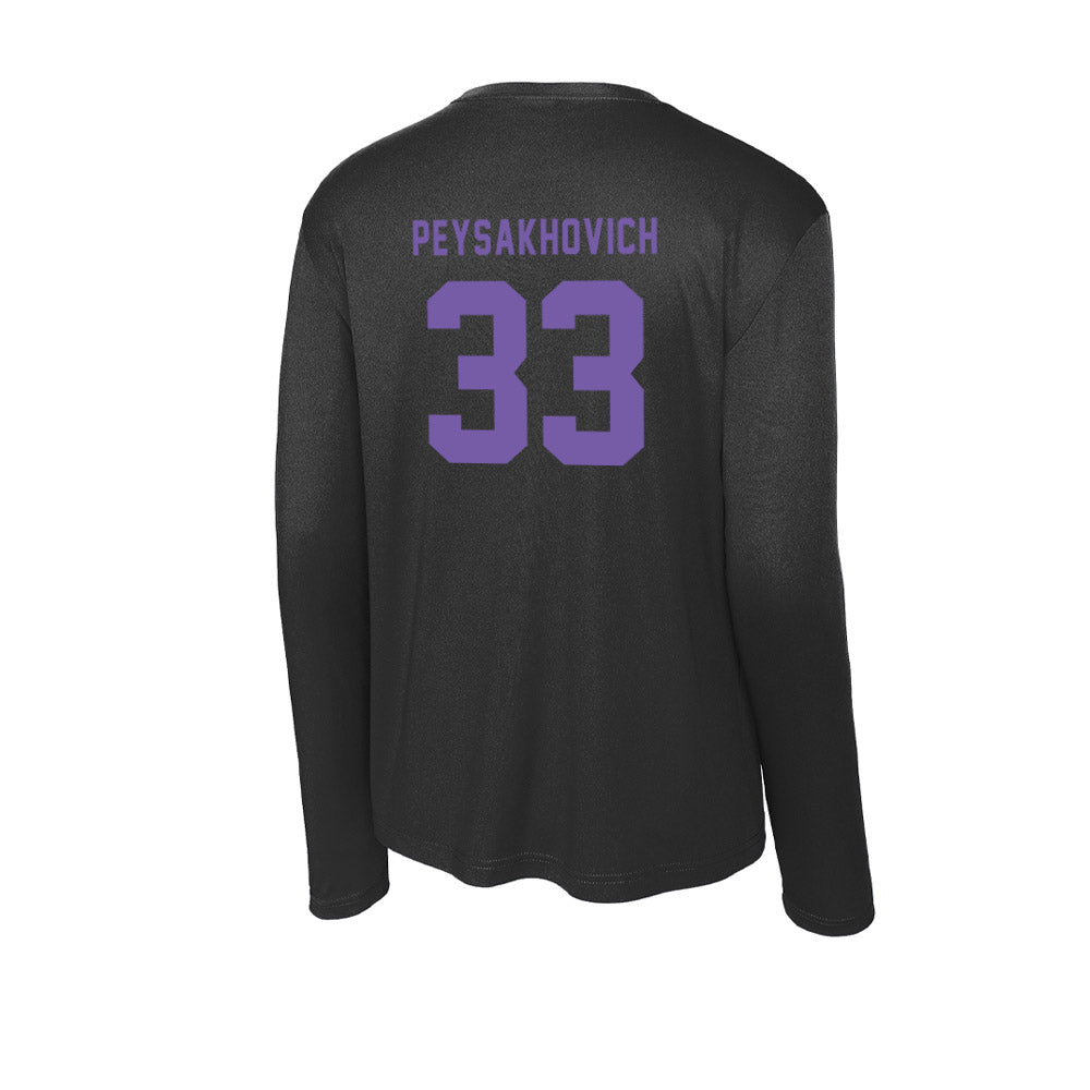 CCNY - NCAA Men's Basketball : Zachary Peysakhovich - Activewear Long Sleeve T-Shirt-1