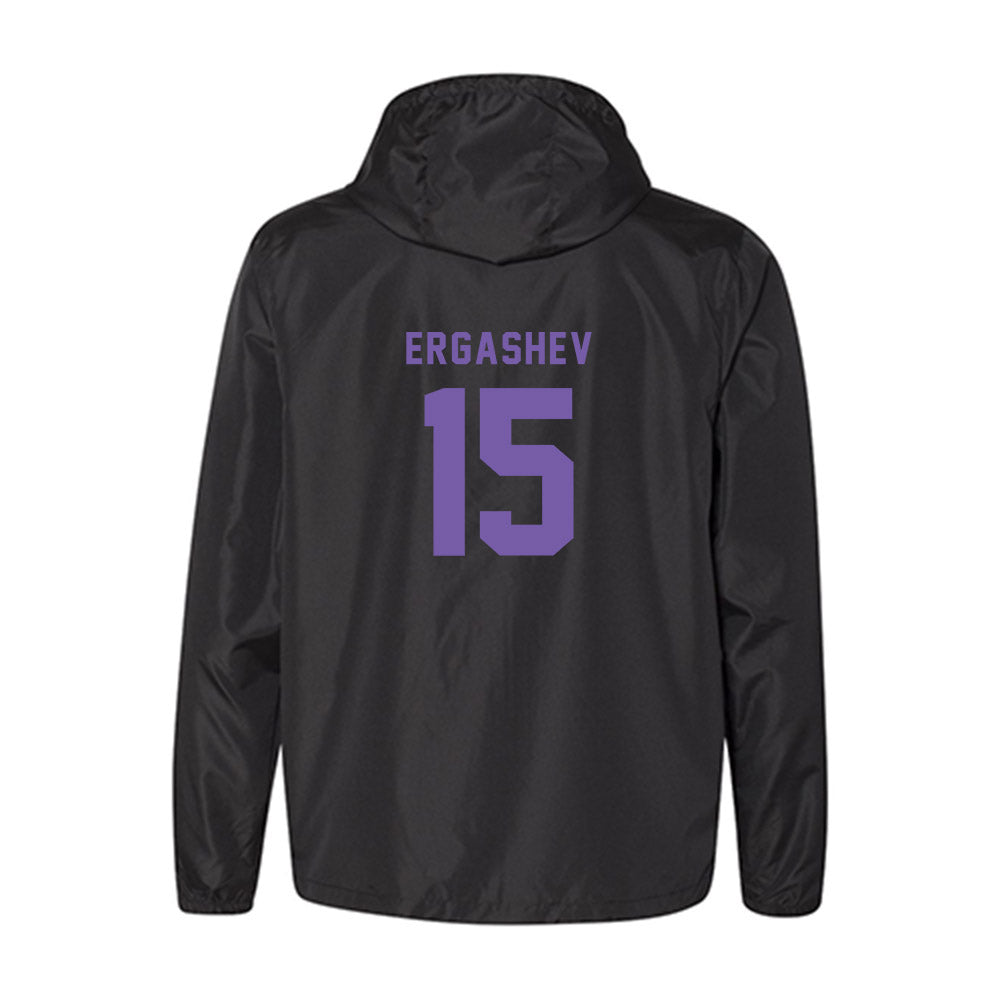 CCNY - NCAA Men's Basketball : Komron Ergashev - Windbreaker-1