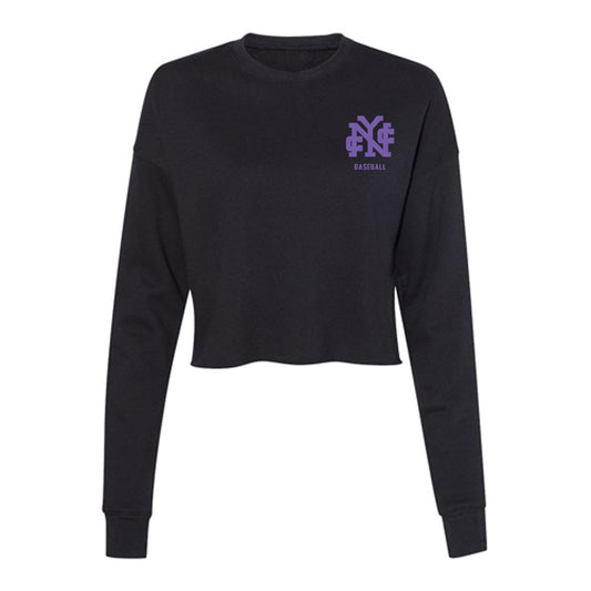 CCNY - NCAA Baseball : Erik Rank - Women's Cropped Crew Fleece-0