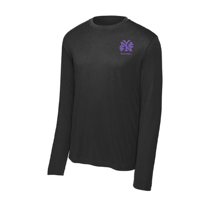 CCNY - NCAA Men's Basketball : Olabanjo Aborisade - Activewear Long Sleeve T-Shirt-0
