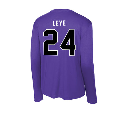 CCNY - NCAA Men's Basketball : David Leye - Activewear Long Sleeve T-Shirt-1