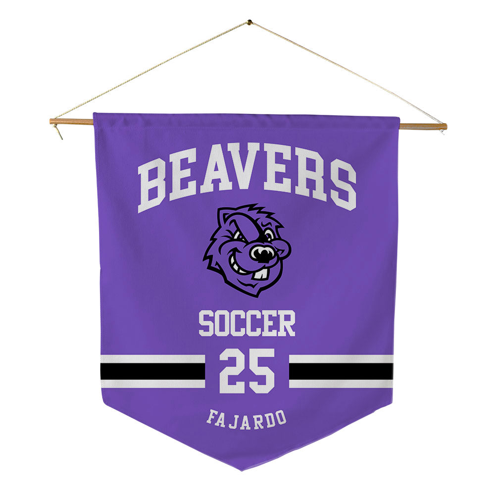 CCNY - NCAA Men's Soccer : Derek Fajardo - Pennant - 18" x 21"-0
