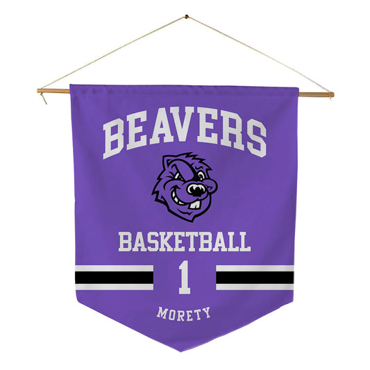 CCNY - NCAA Men's Basketball : Justin Morety - Pennant - 18" x 21"-0