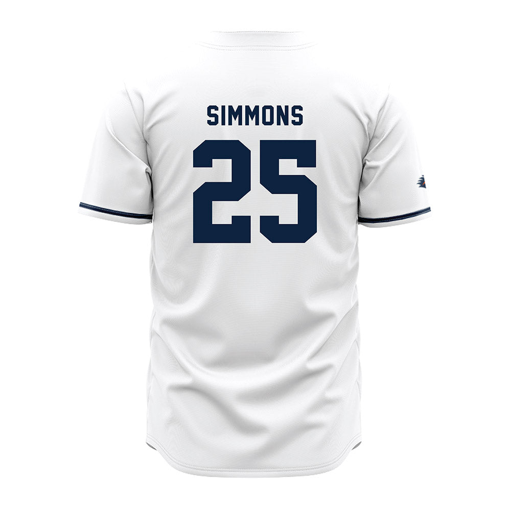 UTSA - NCAA Baseball : Sam Simmons - White Jersey-1