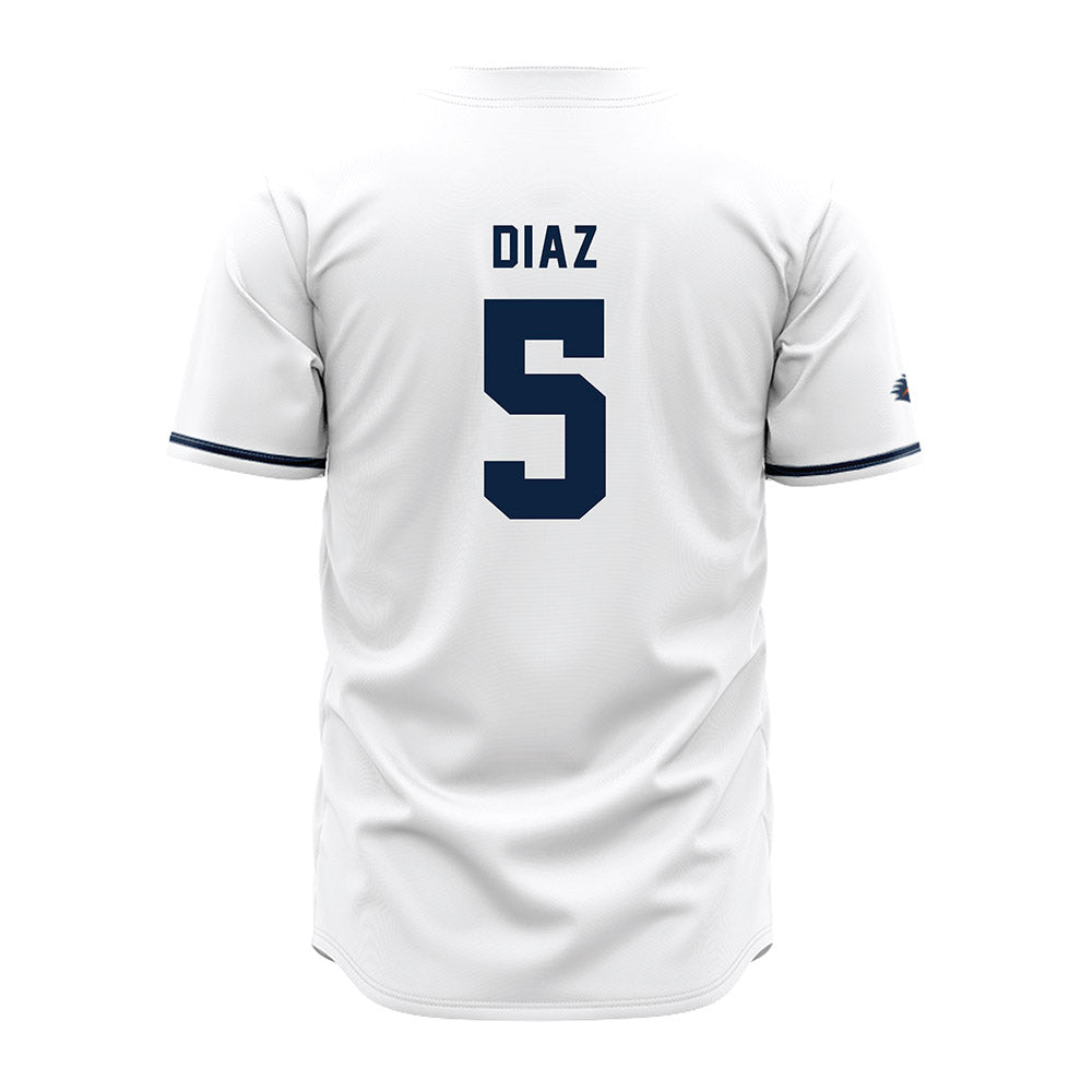 UTSA - NCAA Baseball : Diego Diaz - White Jersey-1