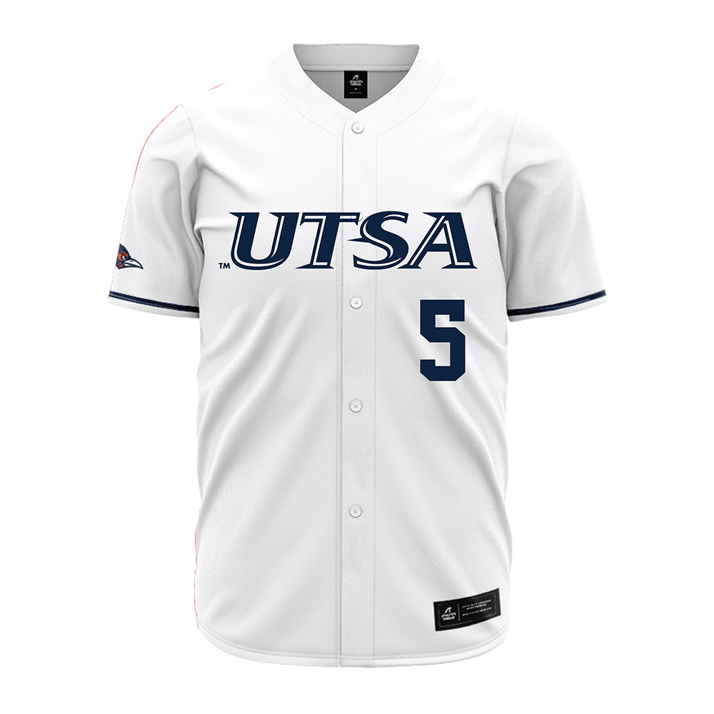 UTSA - NCAA Baseball : Diego Diaz - White Jersey-0