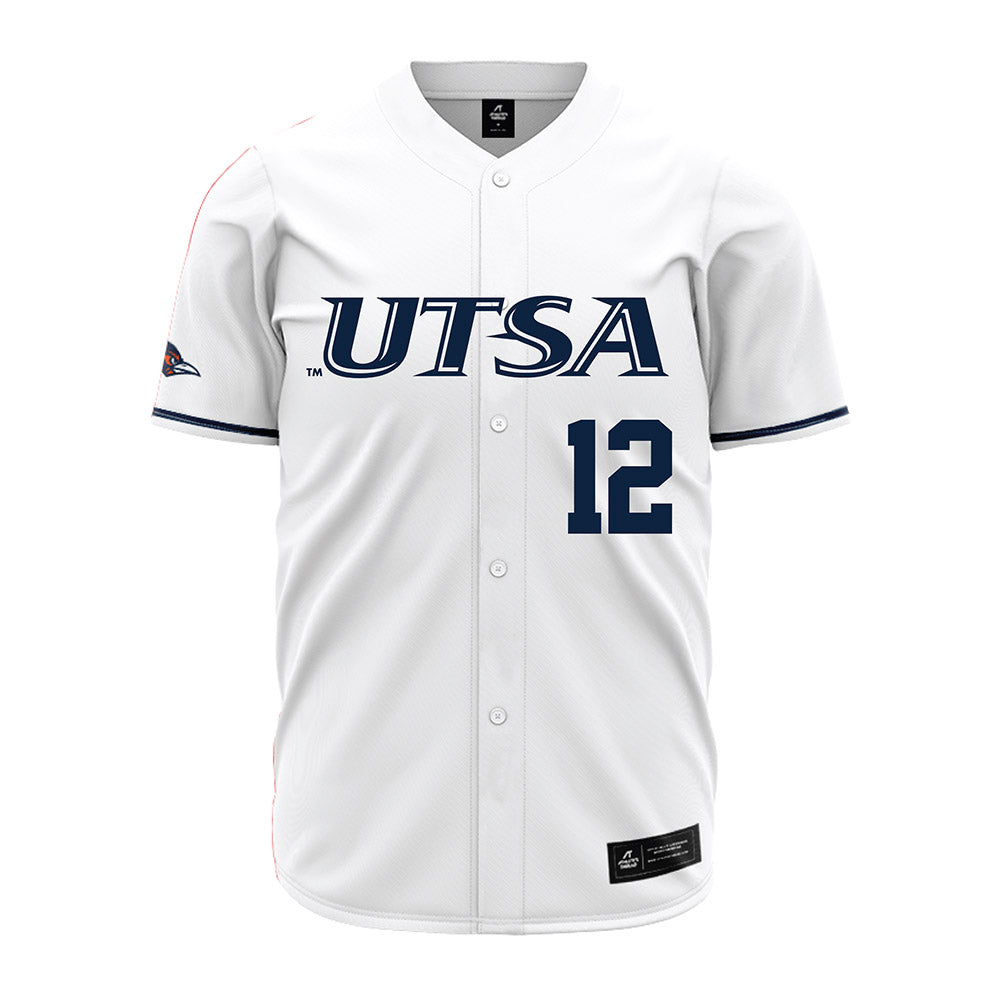 UTSA - NCAA Baseball : Austin Biehl - White Jersey-0