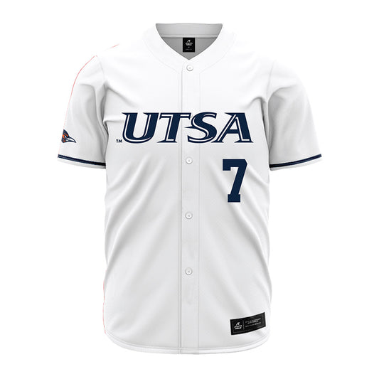 UTSA - NCAA Baseball : Mason Jacob - White Jersey-0