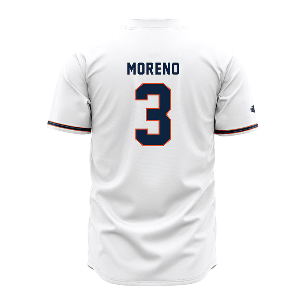 UTSA - NCAA Softball : Crislyne Moreno - White Jersey-1