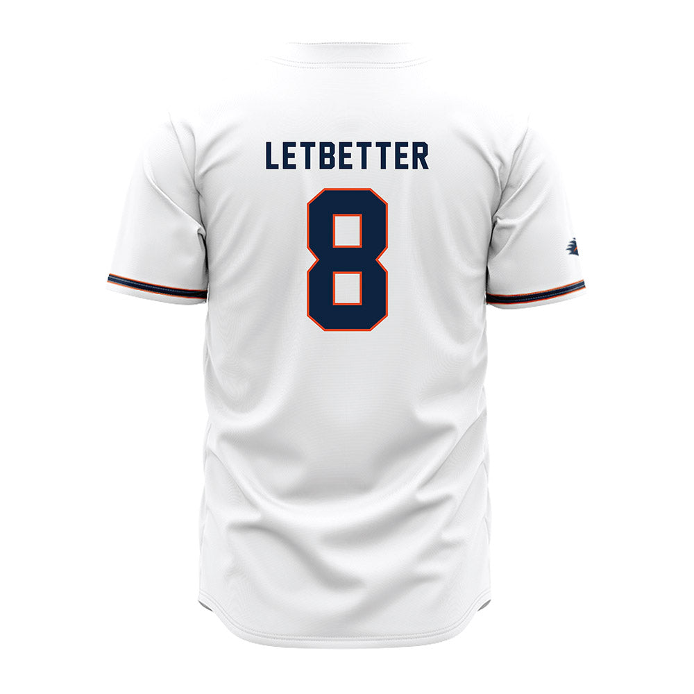 UTSA - NCAA Softball : Caton Letbetter - White Jersey-1