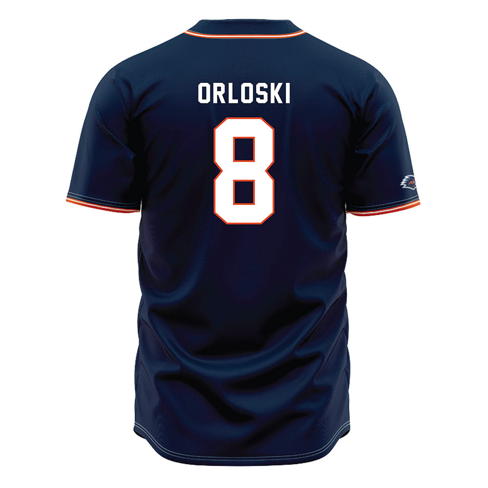 UTSA - NCAA Baseball : Robert Orloski - Navy Jersey-1